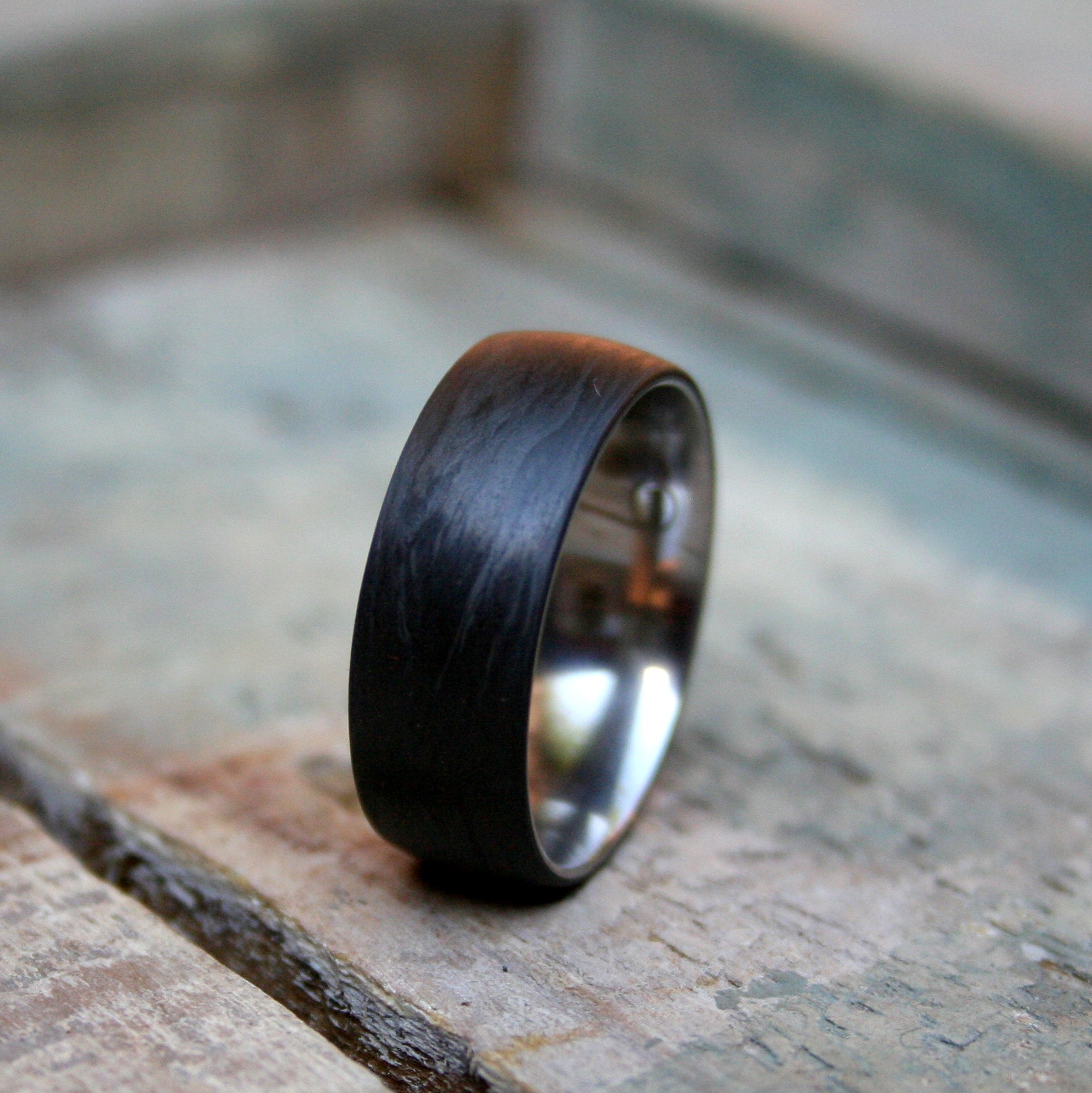 Titanium and Carbon fibre rings