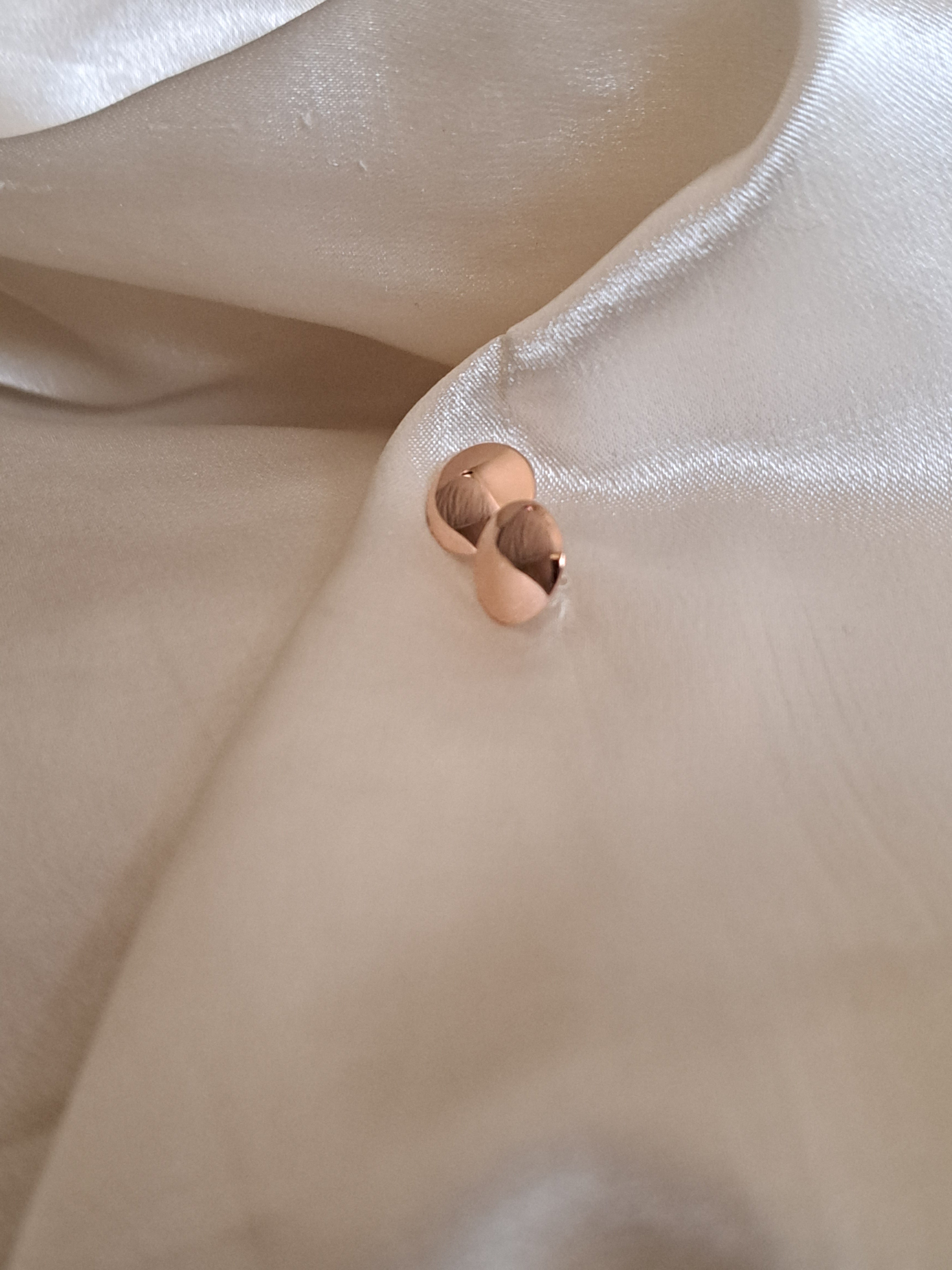 Rose gold dome studs