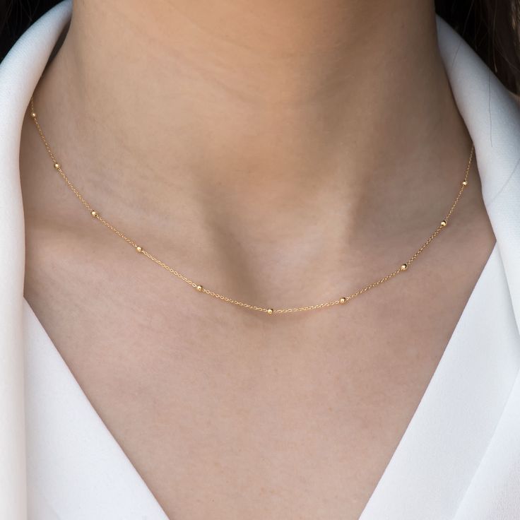 1mm beaded Anchor link chain