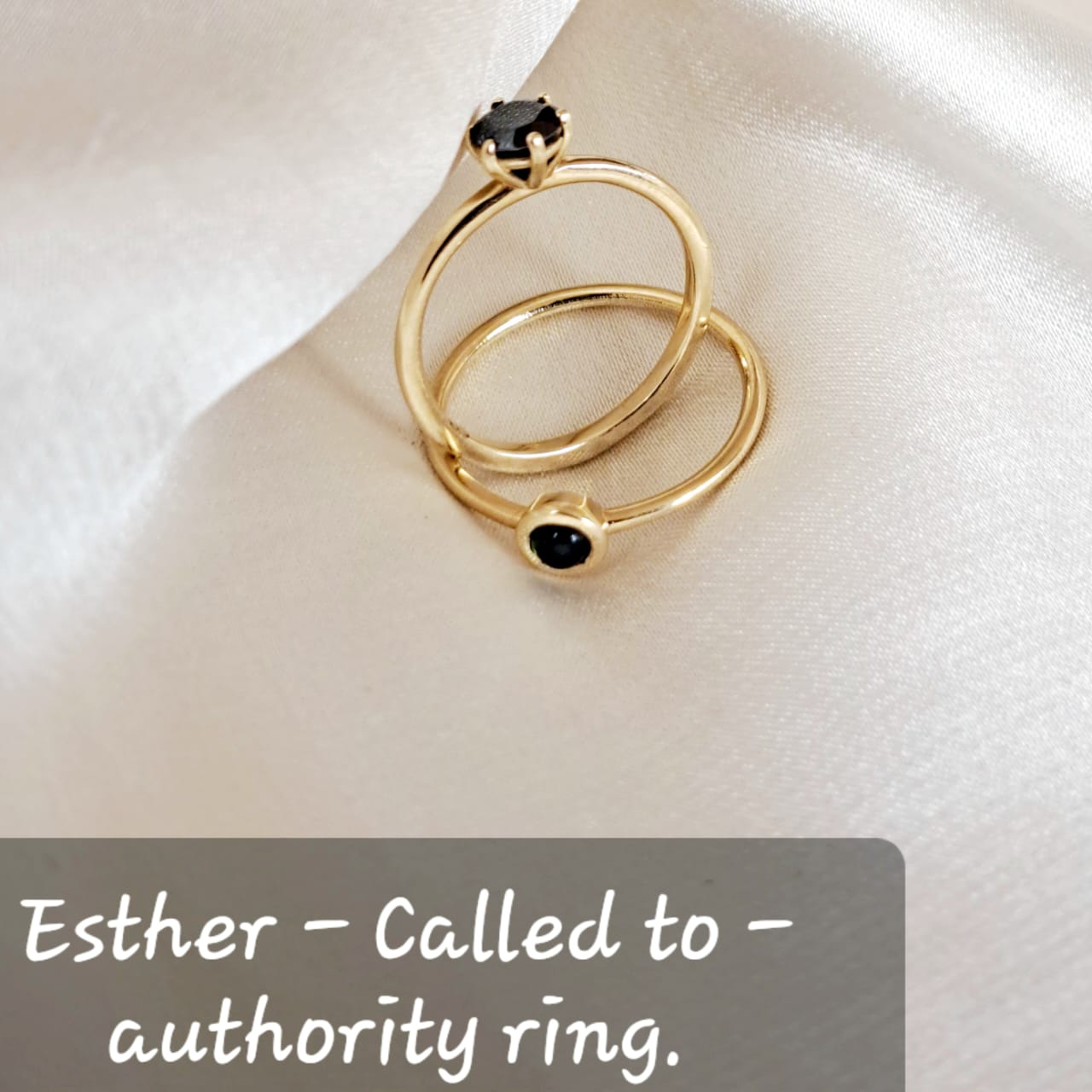 Authority ring - bezel setting