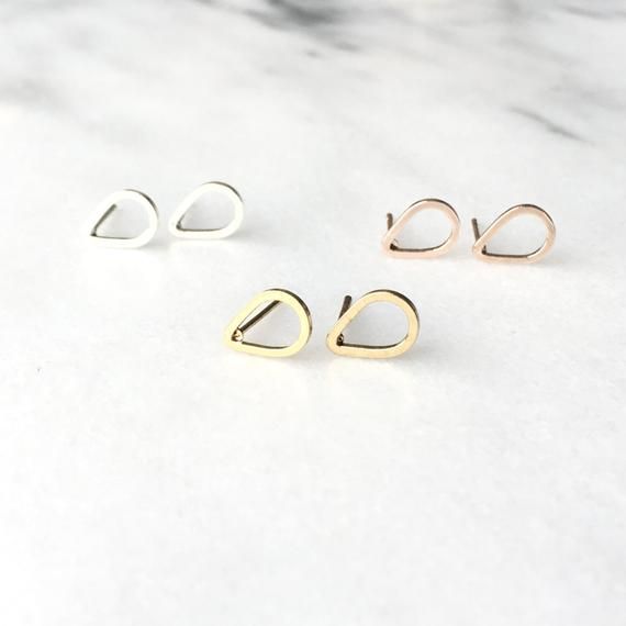 Tear drop studs