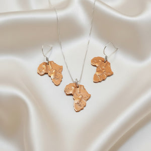 1c Africa pendant and chain
