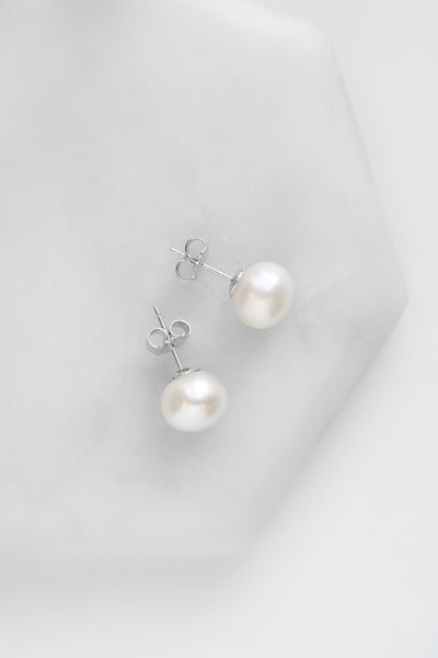 Peals studs sterling silver backing