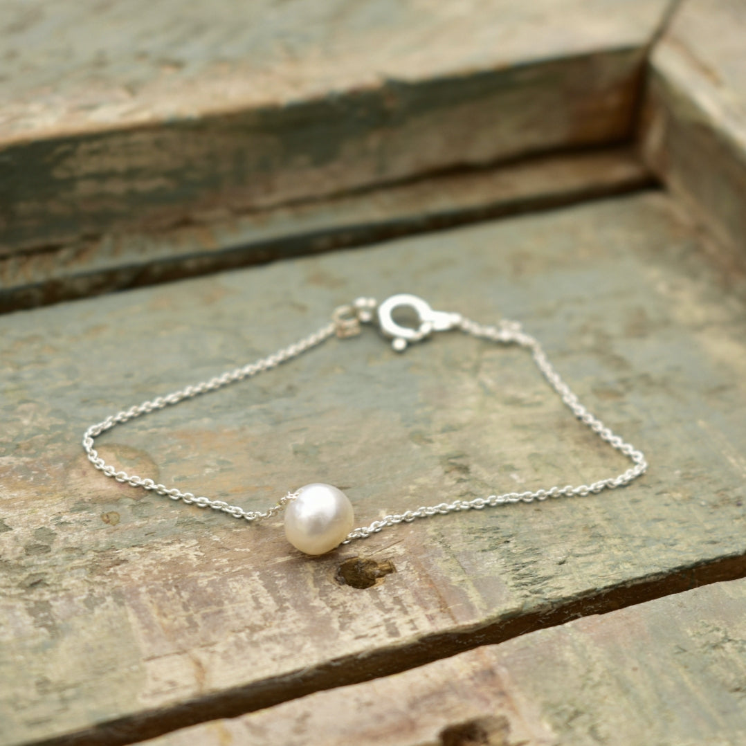 Cream Freshwater Pearl Bracelet | Biba & Rose Pearl Jewellery UK