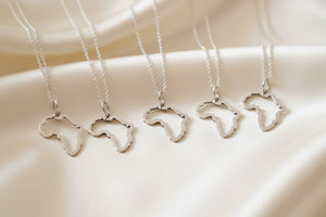 Africa outline pendant